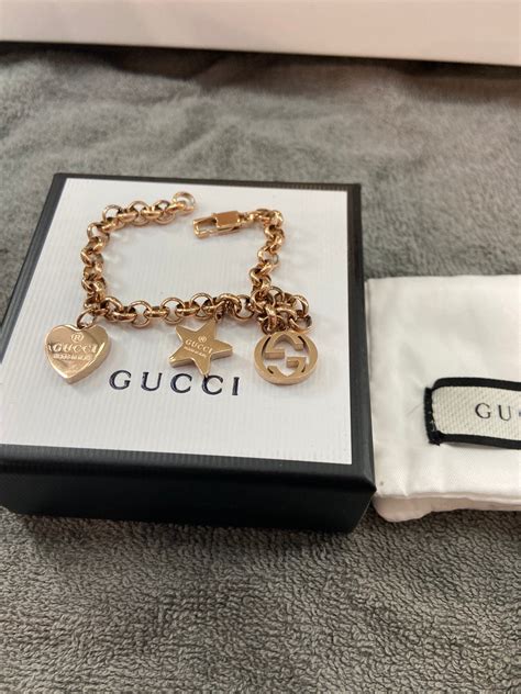 gucci icon rose gold bracelet|is Gucci jewelry real gold.